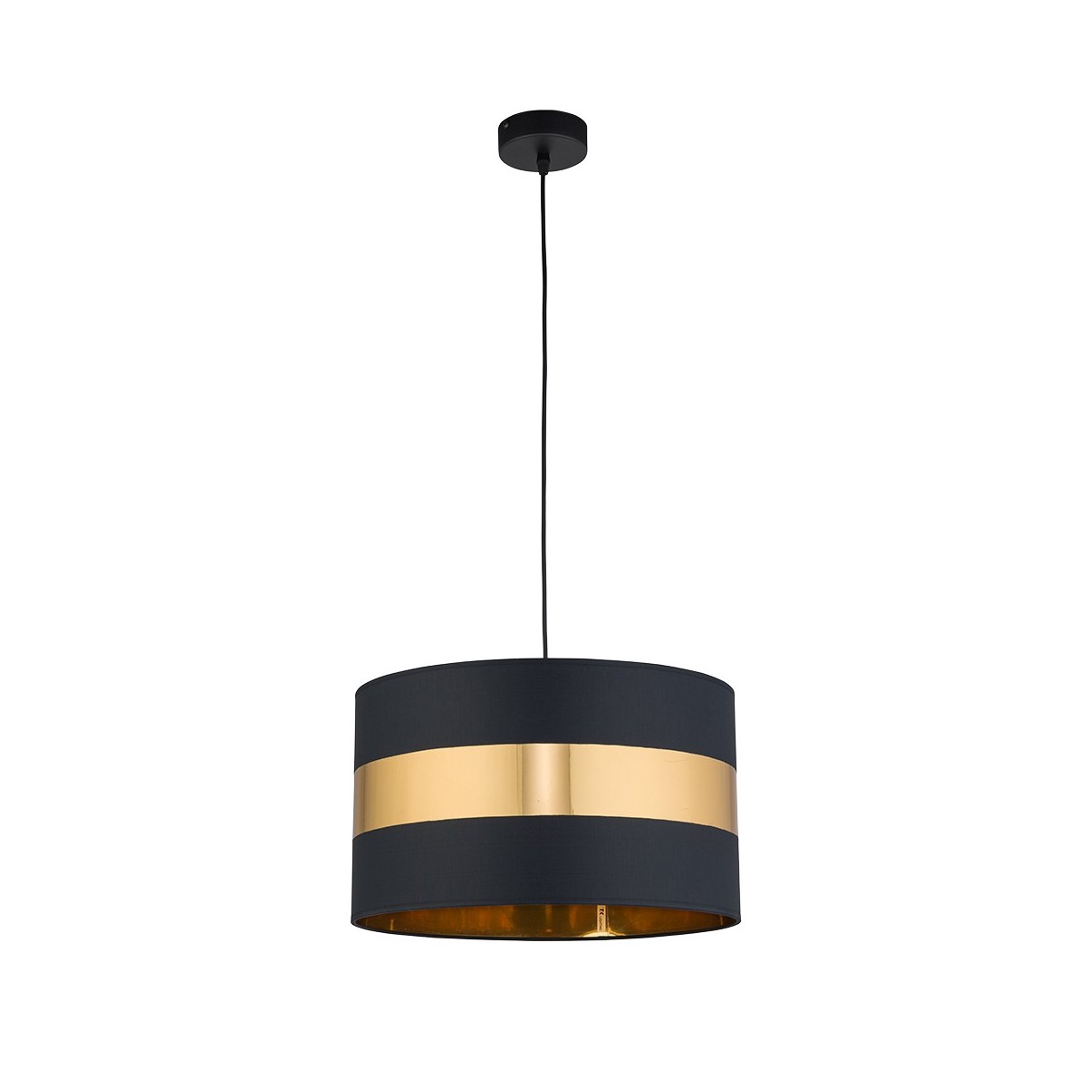 Lampa wisząca TK-Lighting PARIS TKL4383 kolor - czarny - złoty styl Nowoczesny  Glamour