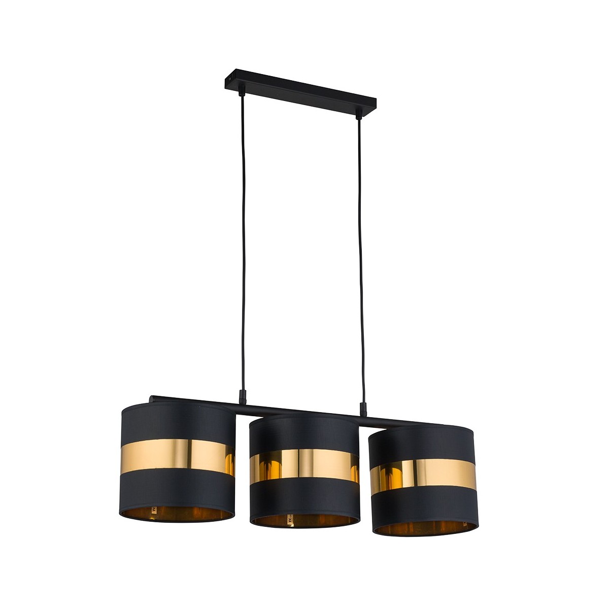 Lampa wisząca TK-Lighting PARIS TKL4380 kolor - czarny - złoty styl Nowoczesny  Glamour