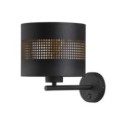 Kinkiet TK-Lighting TAGO TKL3210 kolor - czarny - złoty styl Nowoczesny  Glamour