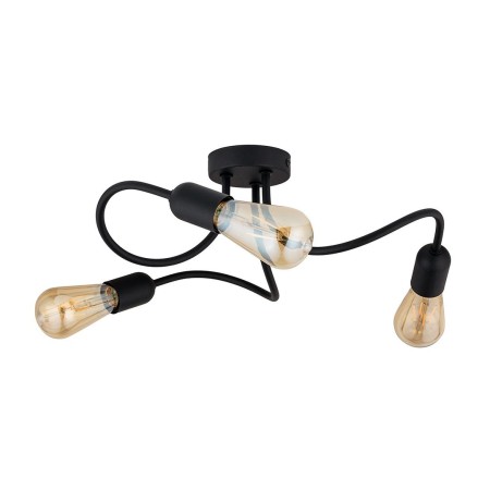 Lampa sufitowa TK-Lighting WAVE TKL4407 kolor - czarny styl Loftowy