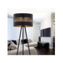 Lampa podłogowa TK-Lighting TAGO TKL5053 kolor - czarny - złoty styl Nowoczesny  Glamour