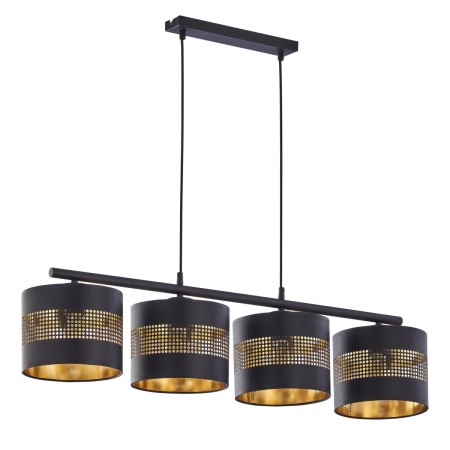 Lampa wisząca TK-Lighting TAGO TKL3213  Lampa sufitowa kolor - czarny - złoty styl Nowoczesny  Glamour