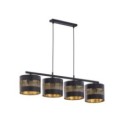Lampa wisząca TK-Lighting TAGO TKL3213  Lampa sufitowa kolor - czarny - złoty styl Nowoczesny  Glamour