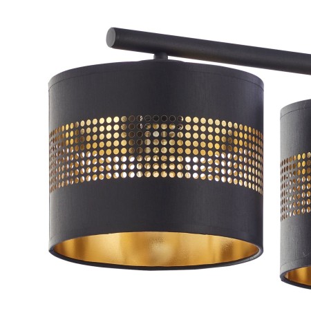 Lampa wisząca TK-Lighting TAGO TKL3213  Lampa sufitowa kolor - czarny - złoty styl Nowoczesny  Glamour