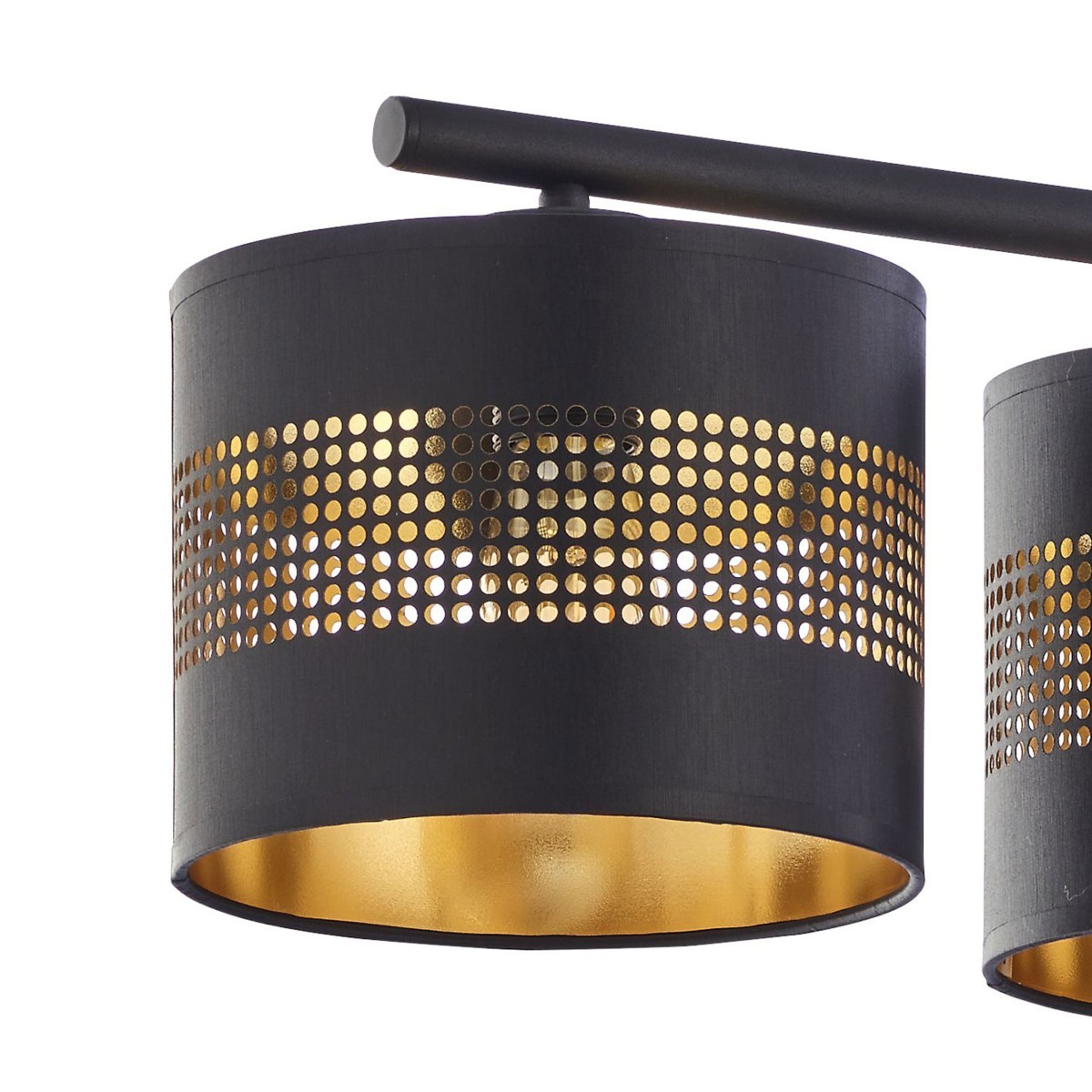 Lampa wisząca TK-Lighting TAGO TKL3213  Lampa sufitowa kolor - czarny - złoty styl Nowoczesny  Glamour