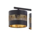 Lampa wisząca TK-Lighting TAGO TKL3213  Lampa sufitowa kolor - czarny - złoty styl Nowoczesny  Glamour