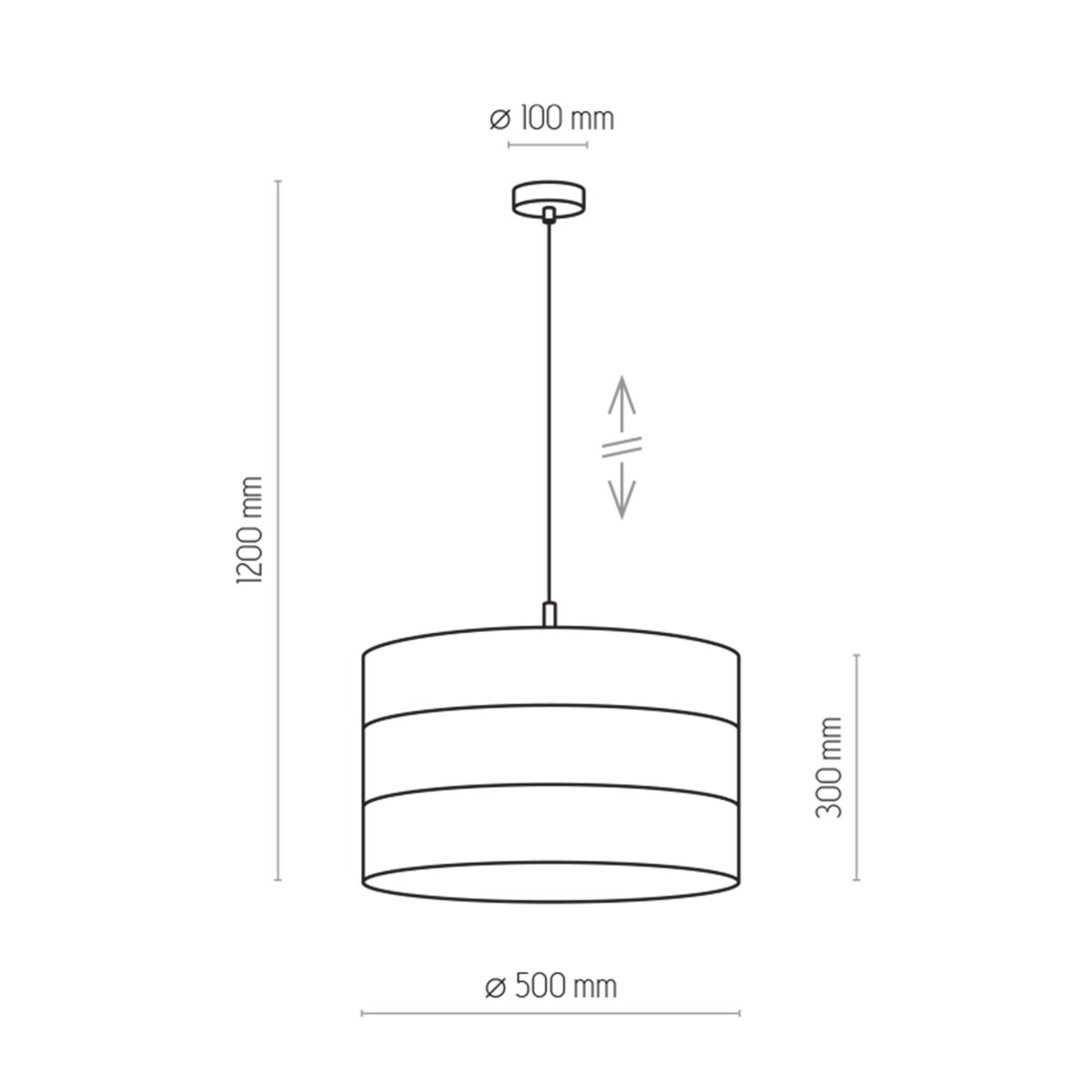 Lampa wisząca TK-Lighting TAGO TKL3211 kolor - czarny - złoty styl Nowoczesny  Glamour
