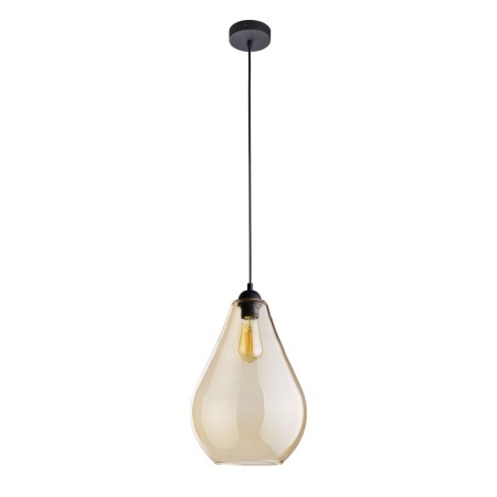 Lampa wisząca TK-Lighting FUENTE TKL4322 kolor - czarny - bursztynowy styl Nowoczesny  Skandynawski