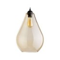 Lampa wisząca TK-Lighting FUENTE TKL4322 kolor - czarny - bursztynowy styl Nowoczesny  Skandynawski