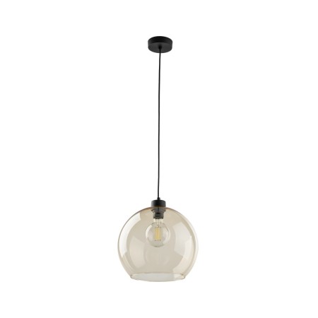 Lampa wisząca TK-Lighting CUBUS TKL2064  Lampa sufitowa kolor - czarny - bursztynowy styl Klasyczny  Rustykalny