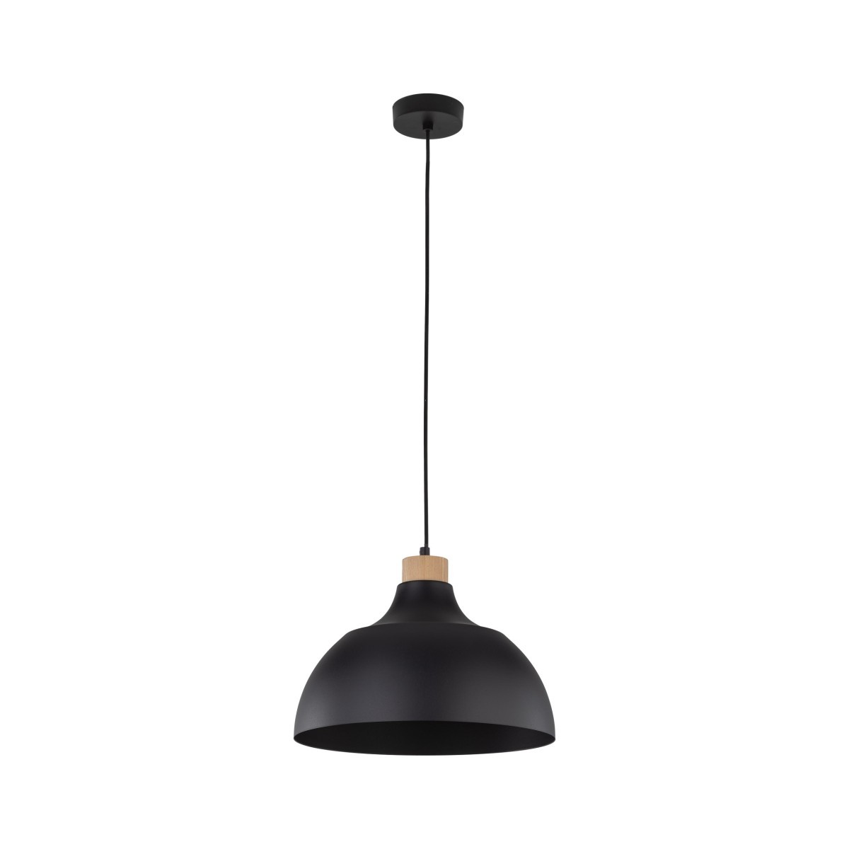Lampa wisząca TK-Lighting CAP TKL2071  Lampa sufitowa kolor - sosna - czarny styl Nowoczesny  Rustykalny