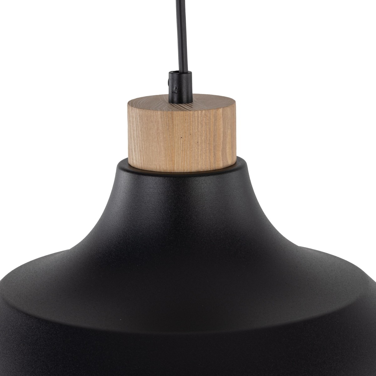 Lampa wisząca TK-Lighting CAP TKL2071  Lampa sufitowa kolor - sosna - czarny styl Nowoczesny  Rustykalny