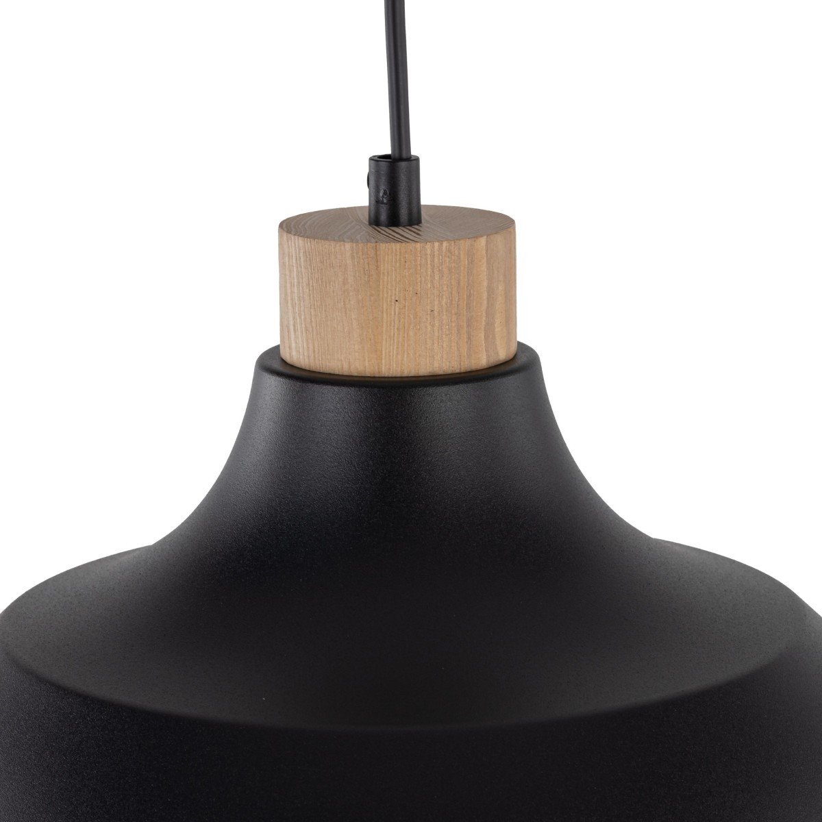 Lampa wisząca TK-Lighting CAP TKL2071  Lampa sufitowa kolor - sosna - czarny styl Nowoczesny  Rustykalny