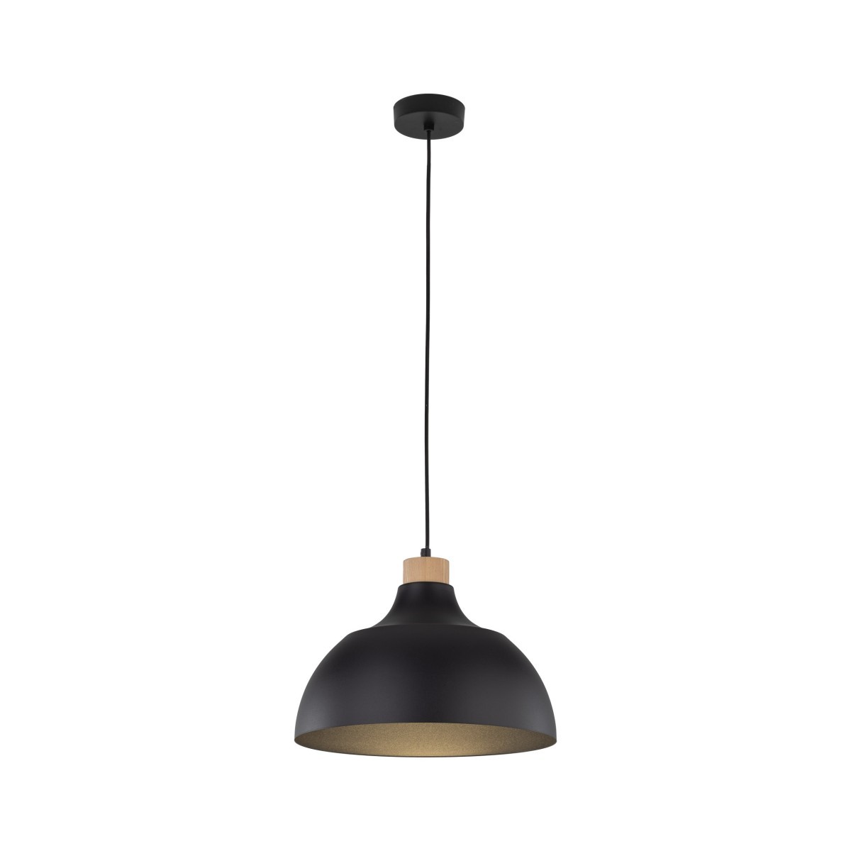 Lampa wisząca TK-Lighting CAP TKL2071  Lampa sufitowa kolor - sosna - czarny styl Nowoczesny  Rustykalny