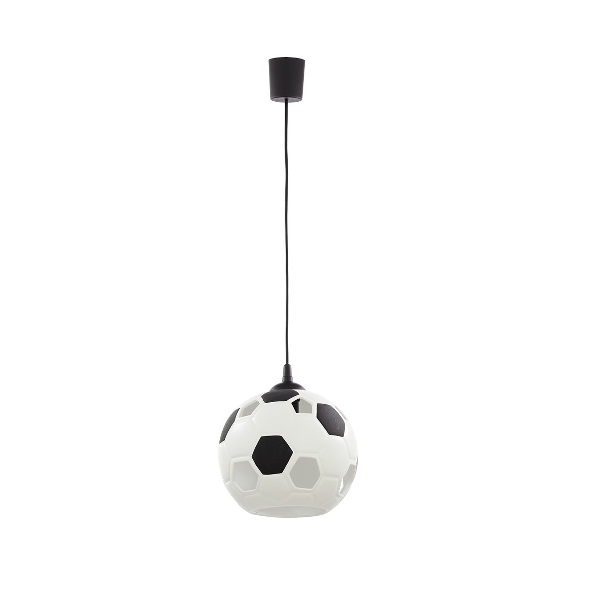 Lampa wisząca TK-Lighting FOOTBALL TKL6147 kolor - czarny - biały styl Nowoczesny