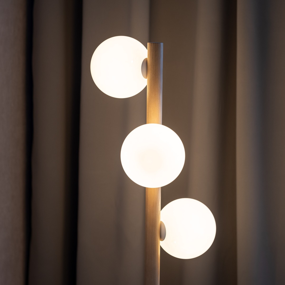 Lampa podłogowa TK-Lighting ESTERA TKL5809 kolor - sosna - biały styl Nowoczesny  Skandynawski