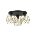 Lampa sufitowa TK-Lighting GALAXY TKL3458 kolor - czarny - złoty styl Loftowy