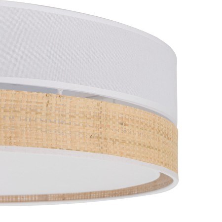 Lampa sufitowa TK-Lighting PAGLIA TKL4764 kolor - biały - słomkowy styl Boho