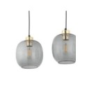 Lampa wisząca TK-Lighting OMEGA TKL4574  Lampa sufitowa kolor - czarny - grafitowy styl Glamour