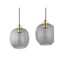 Lampa wisząca TK-Lighting OMEGA TKL4574  Lampa sufitowa kolor - czarny - grafitowy styl Glamour