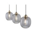 Lampa wisząca TK-Lighting OMEGA TKL4574  Lampa sufitowa kolor - czarny - grafitowy styl Glamour