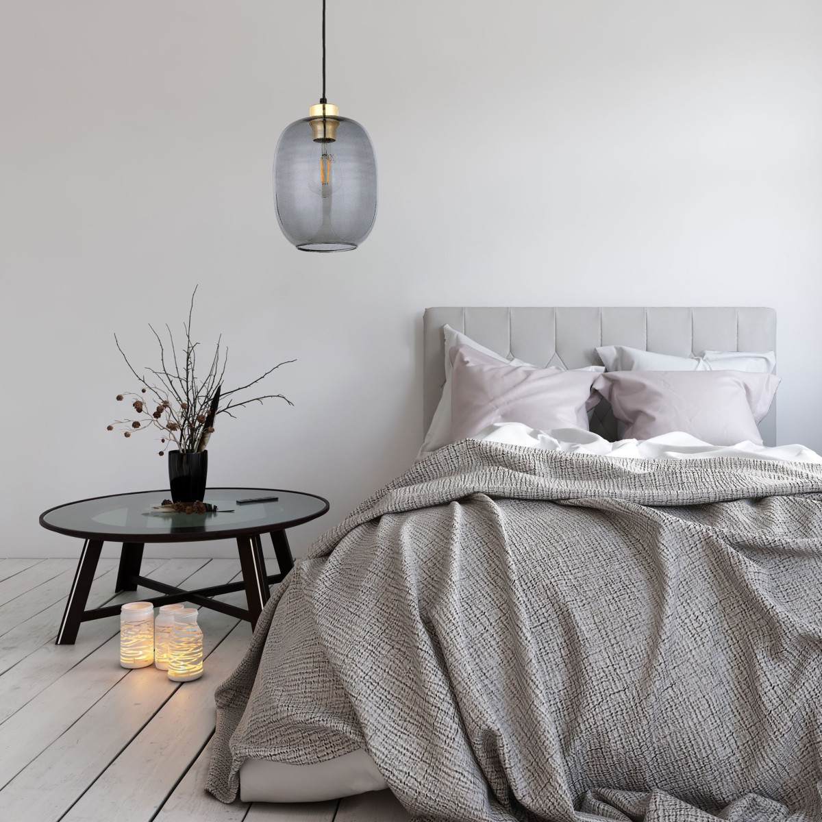 Lampa wisząca TK-Lighting OMEGA TKL4572  Lampa sufitowa kolor - złoty - czarny styl