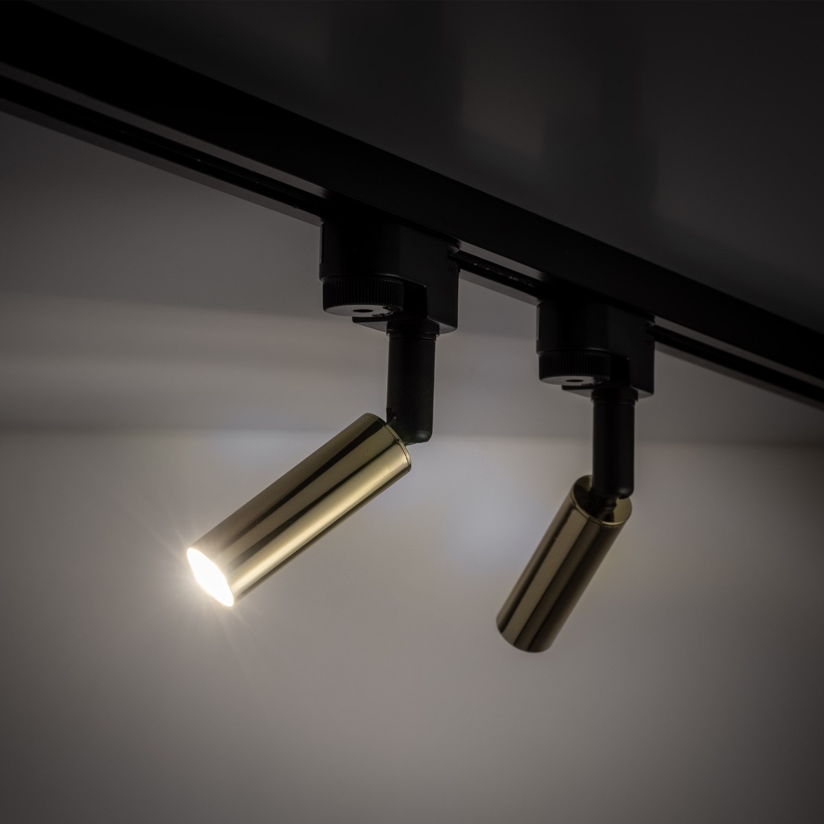 Systemy szynowe TK-Lighting TRACER TKL6616 kolor - złoty - czarny styl Nowoczesny  Loftowy