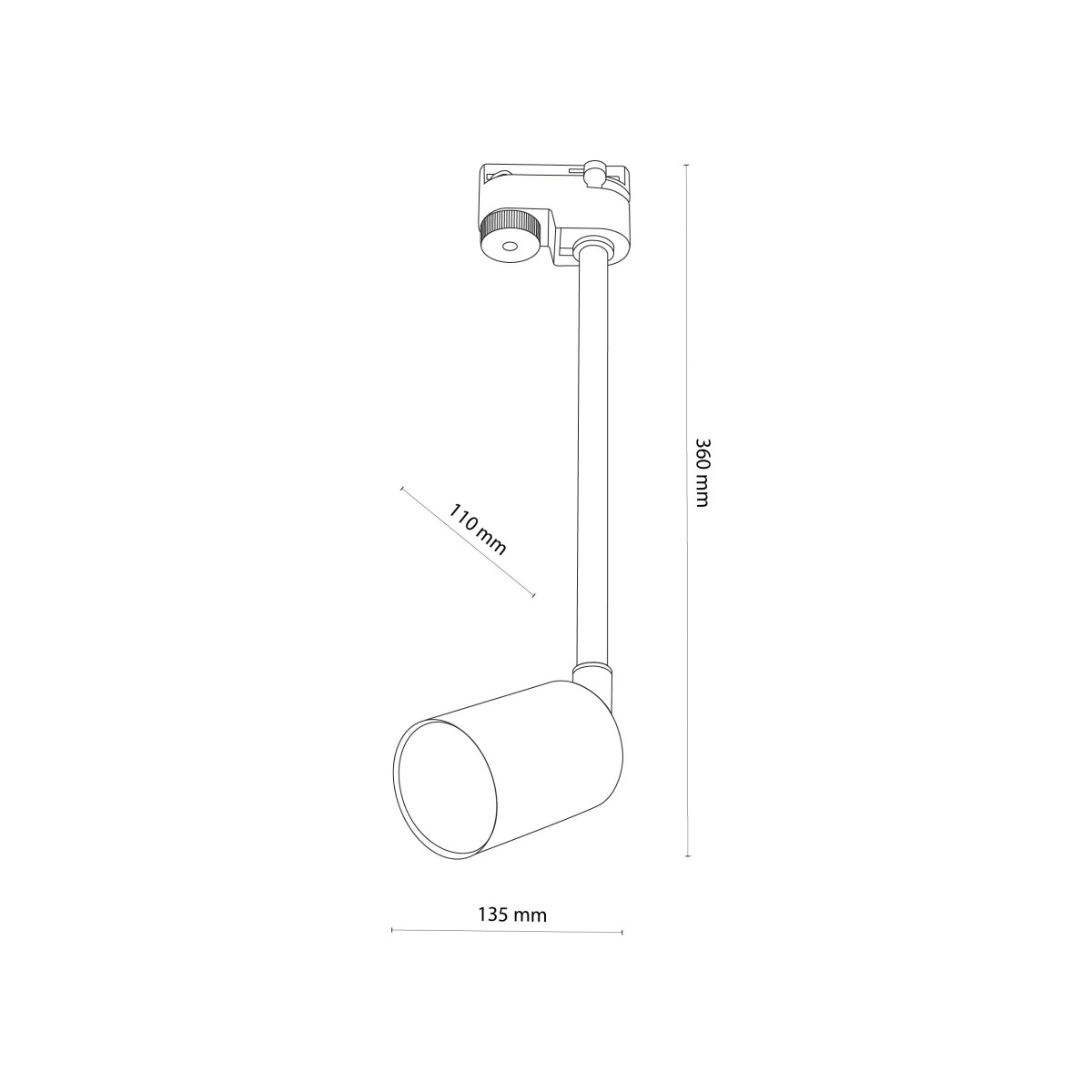 Systemy szynowe TK-Lighting TRACER TKL4920 kolor - złoty - czarny styl Nowoczesny  Loftowy
