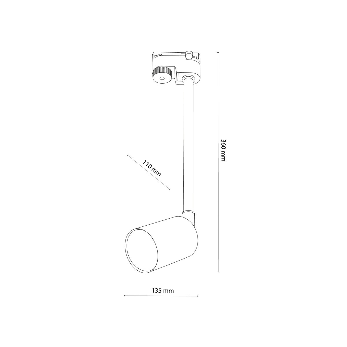 Systemy szynowe TK-Lighting TRACER TKL4920 kolor - złoty - czarny styl Nowoczesny  Loftowy