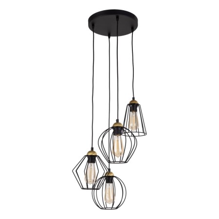 Lampa wisząca TK-Lighting GALAXY TKL2713 kolor - czarny styl Glamour
