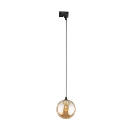 Systemy szynowe TK-Lighting TRACER TKL4928  Lampa sufitowa kolor - czarny - bursztynowy styl Nowoczesny