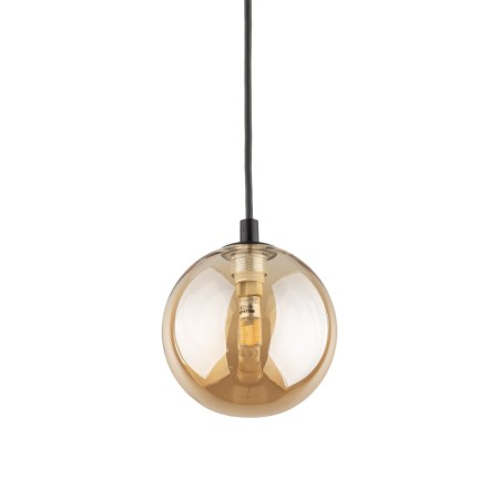Systemy szynowe TK-Lighting TRACER TKL4928  Lampa sufitowa kolor - czarny - bursztynowy styl Nowoczesny