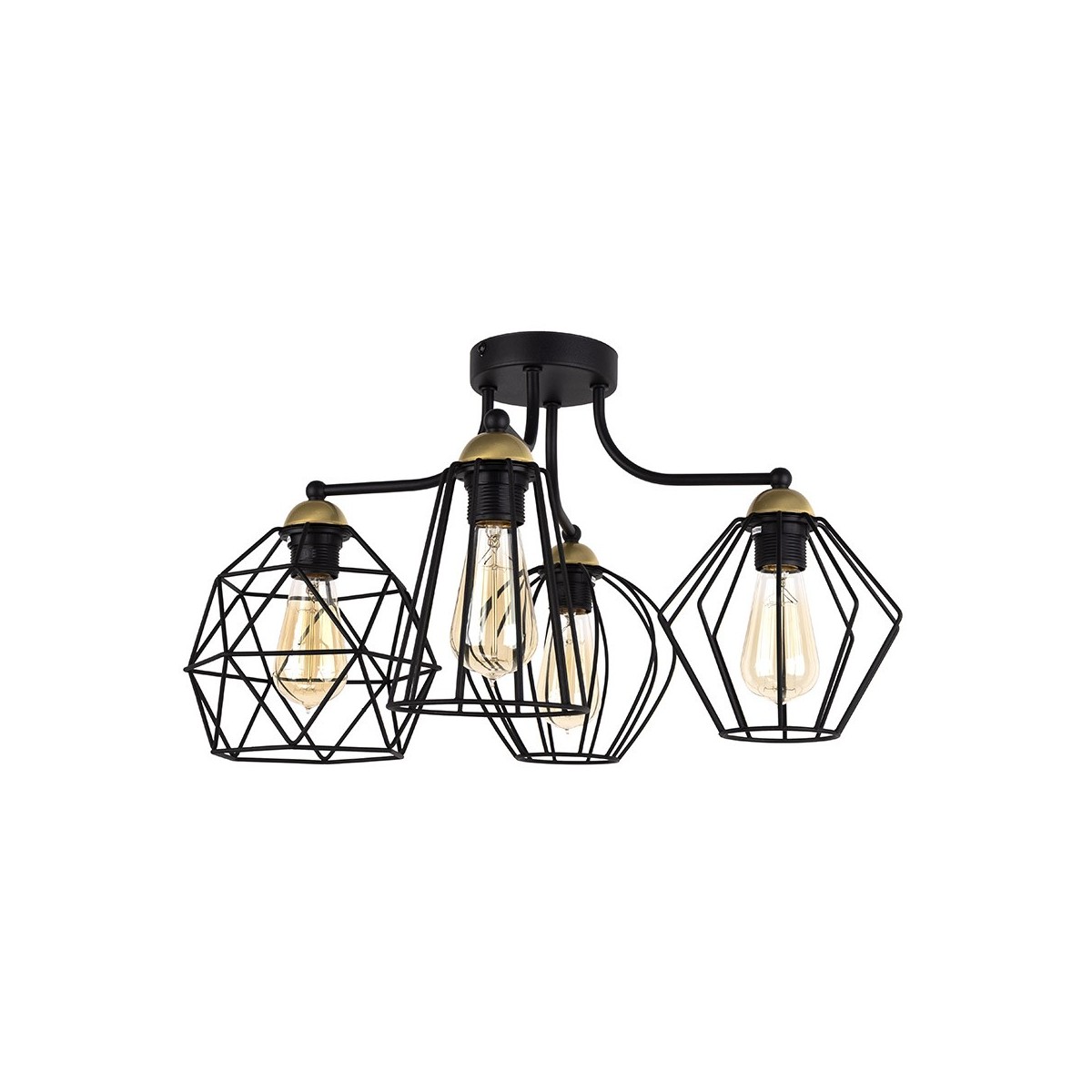 Lampa sufitowa TK-Lighting GALAXY TKL2715 kolor - czarny styl