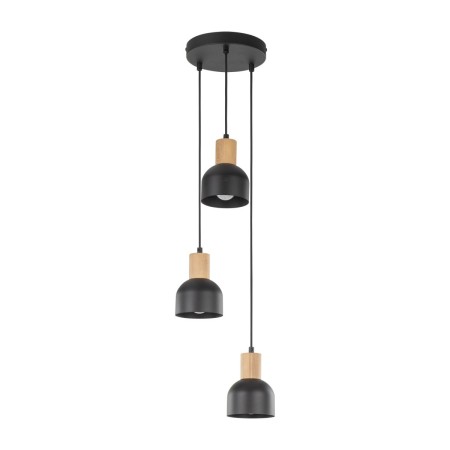 Lampa wisząca TK-Lighting CAIRO TKL4895  Lampa sufitowa kolor - sosna - czarny styl Nowoczesny  Rustykalny