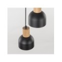Lampa wisząca TK-Lighting CAIRO TKL4895  Lampa sufitowa kolor - sosna - czarny styl Nowoczesny  Rustykalny