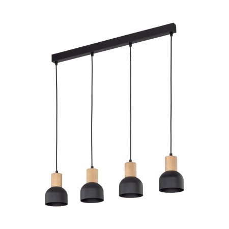 Lampa wisząca TK-Lighting CAIRO TKL4896  Lampa sufitowa kolor - sosna - czarny styl Nowoczesny  Rustykalny