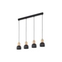 Lampa wisząca TK-Lighting CAIRO TKL4896  Lampa sufitowa kolor - sosna - czarny styl Nowoczesny  Rustykalny