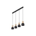 Lampa wisząca TK-Lighting CAIRO TKL4896  Lampa sufitowa kolor - sosna - czarny styl Nowoczesny  Rustykalny