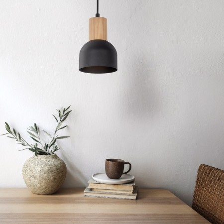 Lampa wisząca TK-Lighting CAIRO TKL4894  Lampa sufitowa kolor - sosna - czarny styl Nowoczesny  Rustykalny