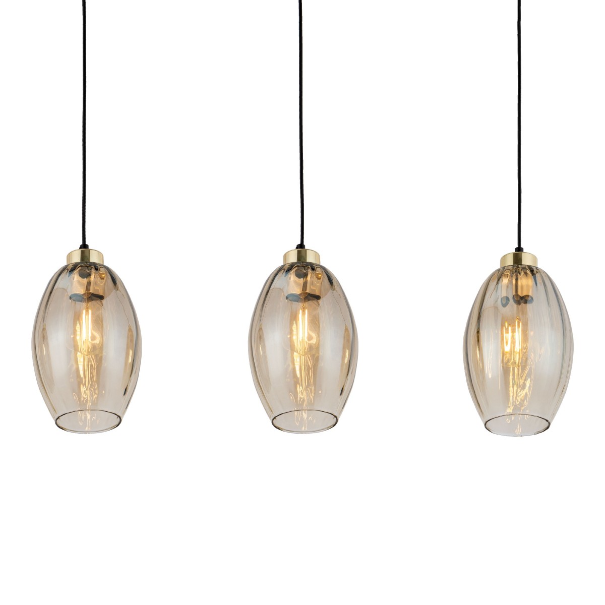 Lampa wisząca TK-Lighting SEBO TKL4635 kolor - złoty - czarny styl Glamour