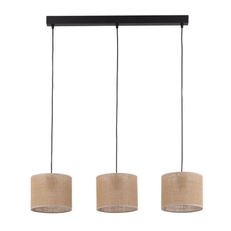 Lampa wisząca TK-Lighting JUTA TKL4597 kolor - czarny - juta styl Boho