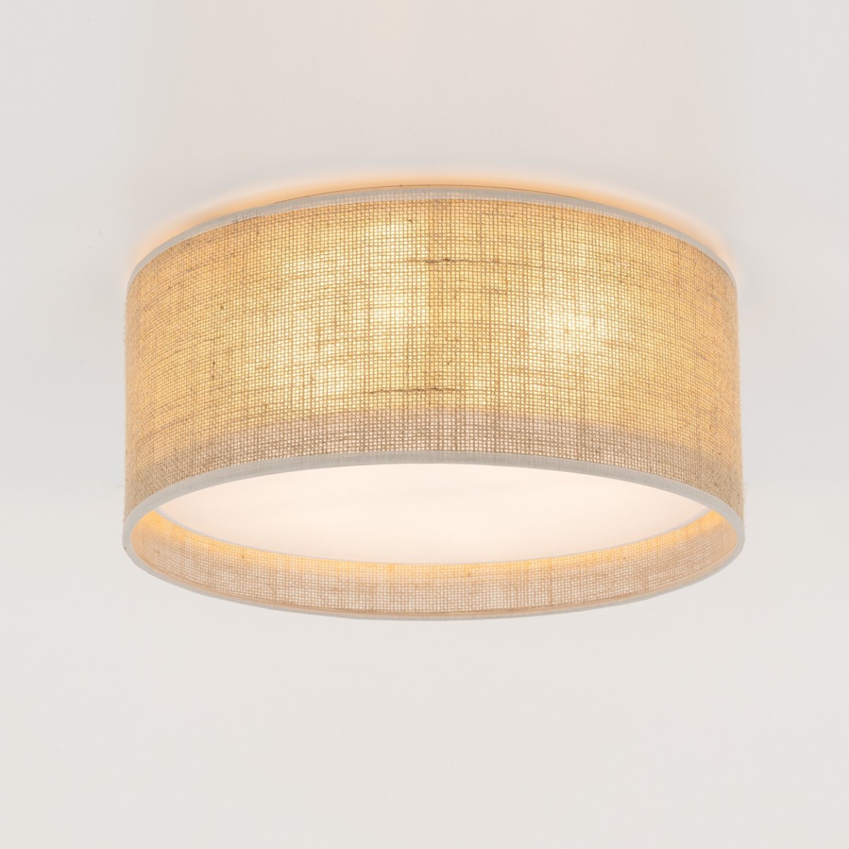 Lampa sufitowa TK-Lighting JUTA TKL5798 kolor - biały - juta styl Nowoczesny  Klasyczny