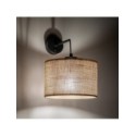 Lampa ścienna TK-Lighting JUTA TKL6858  Kinkiet kolor - czarny - juta styl Nowoczesny  Boho