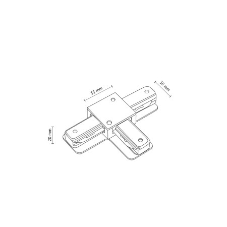 Systemy szynowe TK-Lighting TRACER TKL3518 kolor - biały styl