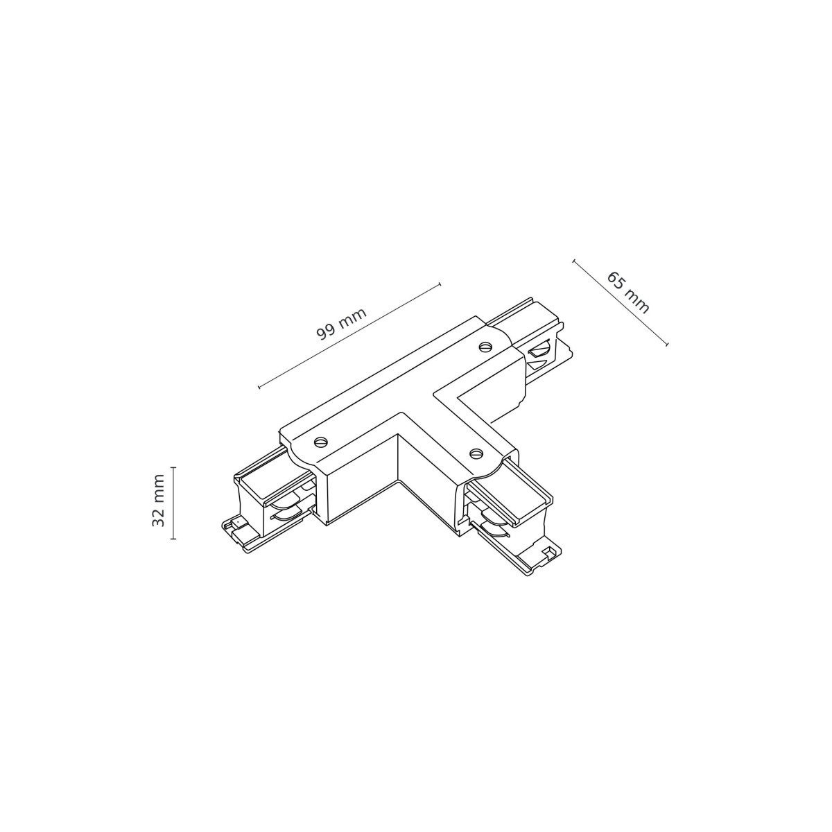 Systemy szynowe TK-Lighting TRACER TKL3557 kolor - czarny styl