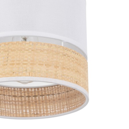 Lampa wisząca TK-Lighting PAGLIA TKL4766 kolor - biały - rafia styl Nowoczesny  Boho