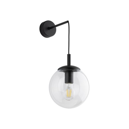 Lampa ścienna TK-Lighting ESME TKL5387  Kinkiet kolor - czarny - transparentny styl Nowoczesny  Loftowy