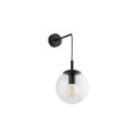 Lampa ścienna TK-Lighting ESME TKL5387  Kinkiet kolor - czarny - transparentny styl Nowoczesny  Loftowy