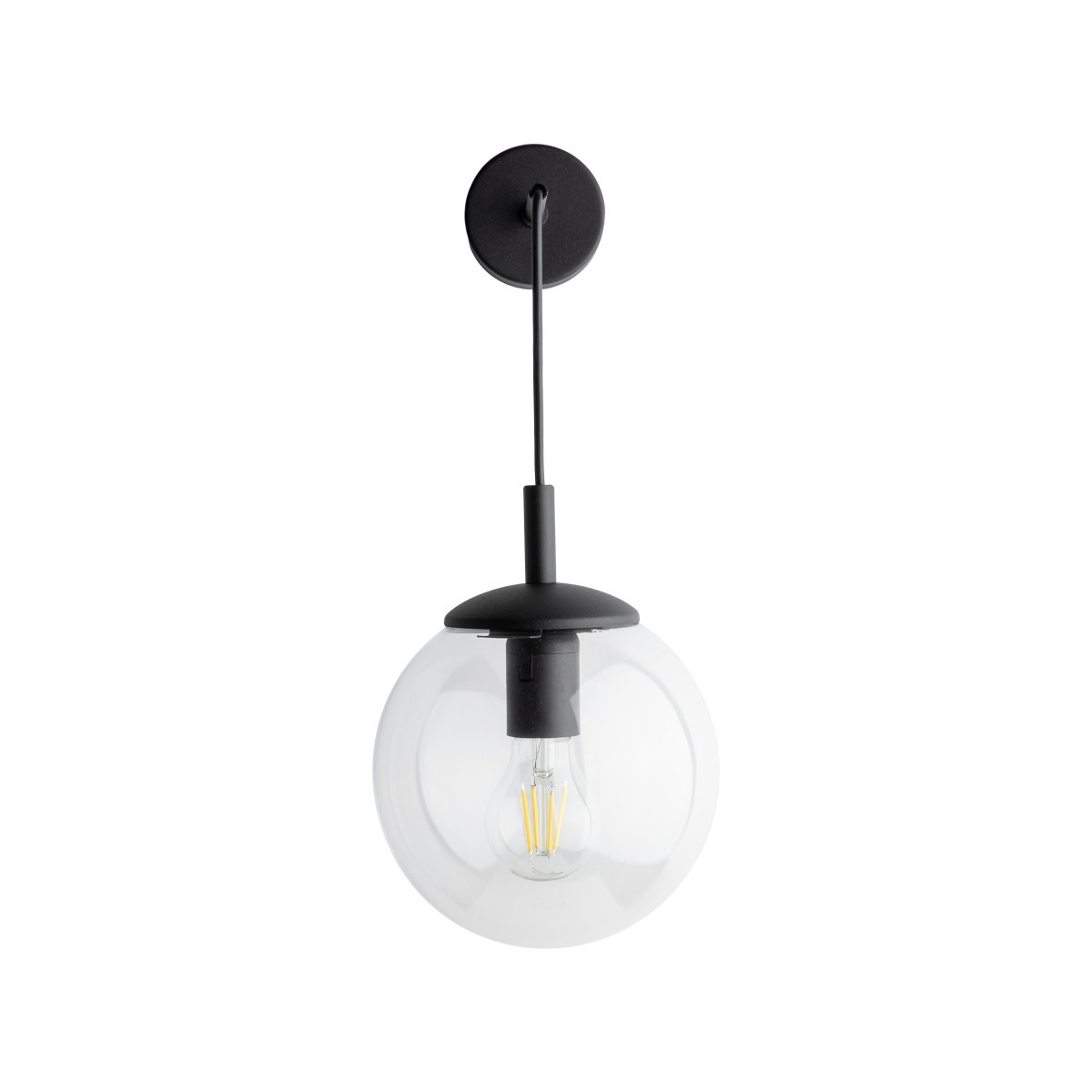 Lampa ścienna TK-Lighting ESME TKL5387  Kinkiet kolor - czarny - transparentny styl Nowoczesny  Loftowy