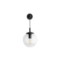 Lampa ścienna TK-Lighting ESME TKL5387  Kinkiet kolor - czarny - transparentny styl Nowoczesny  Loftowy